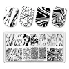 Art Beautybigbang Marble Geométrique Ligne Texture Nail Art States Texture Animal Nail Art Tamponnage Impression de pochoir Modèles