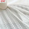 Curtain Simple White Tulle Embroidery Plush Soft Sheer Curtains For Living Room Bedroom Dining Window Screen Luxury Blackout Custom Size