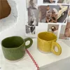 Massen Korea Ins Tasse Splash Tinte Milch Tasse Kaffeetasse Keramik Paare Tee Tasse Büro Tasse Kaffeetasse Eis Kaffee Tasse Großhandel J240428