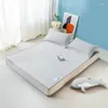 Bedding Sets Summer Mat Kit Cooling Feel Bed Pad And Pillowcase Cold Sleeping For Folding Cool Double Conditioning