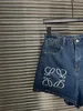 2025 shorts pour femmes de luxe Designer Femmes broderies de jean pour la dame d'été décontractée