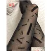 Calcetines calceteros diseñadores medias de medias para mujeres leggings luxury flets estiramiento de la red de la red damas y pantimedias negras para la fiesta caída otxzo