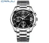 Crrju Large Dial Design Chronograph Sport Mens Watchs Fashion Brand Fashion Military Imperproof Quartz Watch Horloge Relogie Masculino2398930