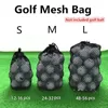 Nylon Golf Bags Sport Mesh Net Bag 163256 Ball Draagtas Pouch Storage voor golfer Outdoor Gift 240424
