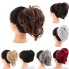 Chignon Chignon lupu Synthetic Messy Bun Scricceli Chignon con fasce per capelli elastici Donut Drive Cany Hair pezzi per capelli Exte