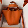Designer Bag 10A Women's Tote Bag Bucket bag Classic Designer Handbag Premium Leather Fashion Large Capacity with Original Gift Box Packaging Bag for All size 18cm