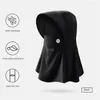 Berets Silk Breathable Head Cover Dustproof Neck And Ear Protection Headband Half Mask Hats Sunscreen Sunshade Scarf