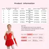 Abbigliamento da palcoscenico figure pattinaggio ghiaccio abito da ballo lirico balletto ginnastico Leotard tutu Rhinestone Performance Dancewwear with Gloves