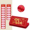 Embrulhe o envelope de dinheiro chinês de 6/10 Slots deseja fazer embalagem de bolso criativo da sacola criativa para festas vermelhas presentes