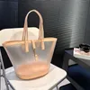 Summer Beach Bag Designer Tote Sag для женщин роскошные сумочки прозрачные туристические сумки для торговых точек высокая качественная сумка для плеча водонепроницаем