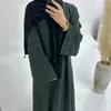 Vêtements ethniques dubai eid mubarak djellaba abayas femmes musulman maxi robe dinde kaftan ramadan islamic arabe robe abaya lâche occasionnel