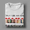 Heren t-shirts vrienden tv-show kerstheren t-shirt kan ik nog meer feestelijk verbazingwekkende t-shirt korte slev o nek t-shirts 100% katoen t240425 zijn