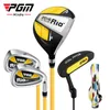 312 AGE RAGAZZI RAGAZZI GUIL GOLF CLUC SET Full Set Gift Childrens Junior School Practice Learning Carbon Swing Bag Driver Iron 240425