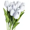 Dekorativa blommor vackra falska växt tulpan hem dekor diy hantverk imitation blommor hållbar för el