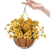 Decorative Flowers Artificial Hangings Flower Baskets Fake High Quality For Wedding Home Party DIY Table Decoration Bulk