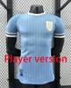 24 25 Uruguay Soccer Jersey 2024/2025 fans Player L.SUAREZ E.CAVANI N.DE LA CRUZ national team Shirt G.DE ARRASCAETA F.VALVERDE R.ARAUJO R.BENTANCUR Football Uniform