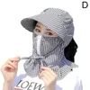 BERETS OUTDOOR VISOR ONE LATTICE SUMMER SUMMERSUMMER BREASABLE NECK FACE SUNSHADE HAT RIDE DUST UV DESIGN ZIPPER MANS F9R9