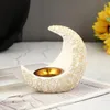 Bougeoirs Eid Ramadan Moyen-Orient Arabe-incension Burner Crescent en forme de maison