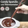 Candy Candy Spatule z termometrową słodycze/cukier/cukierki termometr mięsny termometr mleczny narzędzie 240415