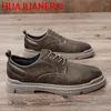 Casual Shoes Formal Men's Oxford Leather Fashion Breathable Men Waterproof Flat Work Size 38-44