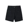 Luxury Summer Printed Shorts High Quality Designer Denim Shorts Hiking Pant Ripped Hip Hop High Stree Brand Vintage Black Beads