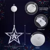 Décoration de fête Patriotic Independence Day Plaflable Toy 4 juillet Festival American Outdoor LED Light Battered Ambied Lighting