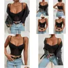 Camisoles Tanks Summer Floral Embroidery Lace Bralette Bustiers Tank Tops Drop Delivery Apparel Underwear Womens Otxfl