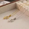 Pendant Necklaces Small Niche Design U-shaped NecklaceSimple Versatile High-end Collarbone Chain For Women