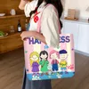 高品質のデザイナーバッグデザイナーの女性バッグ高品質のトートバッグキャンバスバッグ女性のショッピングバッグジッパー漫画のかわいい猫のトート