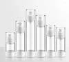 Storage Bottles 6Pcs/Lot 15-50ML AS Transparent Toner Vacuum Lotion Emulsion Pressure Spray Travel Sub Tools HA2467