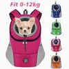 Dog Pet Backpack Travel Bag Front Pack Adem instelbaar met veiligheidsreflecterende strips voor wandelen buitenkatten 240412