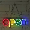 Les ouvreurs ont conduit Open Night Night Light Ultra Bright Bright Colorful Lighted Signes Open Business LETTER LETTRE LETTRE COLORFULÉ LIGNÉ POUR BAR PUB