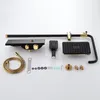 Black Gold Faucet Shower System Bathroom Toilet Rack Thermostatic Cold and Hot Mixer Big Shower Faucet Set Copper