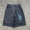 Hip hop retro serpente grafico streetwear jnco cortomes