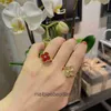 Diseñador Ring de joyería de lujo Vancllf Simple Diamante completo Tallado 925 STERLING Silver Regalo de oro rosa de 18k para el Día de San Valentín