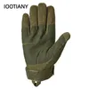 Gants tactiques militaires en plein air armée complète du doigt complet de doigts de slip en fibre de carbone résistants aux gants de coquille de tortue 240424