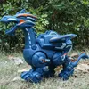 Simulation Fire Mécanique dinoasur Spray d'eau Cool Light Electric Children Entertainment Puzzle Model Game Toys for Boys Gifts 240419