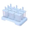 Werkzeuge Eis Eis am Stiel Schimmel DIY ICE CREM MACHUNG HOMADE ICE BOX mit Plastikstäbchen ICelolly Form Ice Cube Tablett Küchengeräte Gadgets