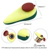 Smoking Shop Groene Mango -Vormige Fun Food Class Silicone Smoke Fighting Glass Bowl Fighting Accessoires Pipe Bong