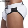 Underpants Jockmail Brand Men Indeurne Brief sexy Bulge Magic Bottom Hip Bulge Gay Include il reggiseno a tazza push up imbottita