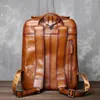 Backpack Retro First Layer Cowhide Men's Genuine Leather Large-capacity Multi-functional Casual Fashion Computer