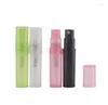 Opslagflessen 10 stks 2 ml3ml mini plastic parfum fles snap-top vloeistof monster draagbare kleine capaciteit cosmetische containers