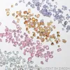 50100pcs 5A Sparkle Manicure Charms Mini cyrkon Aurora Półprzezroczysta Kształt Cogniak Kształty ostre diamentowe paznokcie