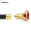 Red Diamond Type Golden Walking Cane Fashion Decorativa Bonquinho Cavalheiro Elegante Cosplay Cane Crosier 93cm 240416