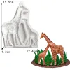 Molds olifant leeuw giraf siliconen mal keuken diy cake bak decoratie fudge dessert chocolade schimmel cartoon dier siliconen mal