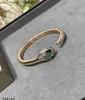 Originele Blgarry -ontwerper Bangles Seiko Blue Shell Malachite Snake Bracelet High End Vgold Materiaal Rose Gold -mode Hoog met merk Logo