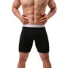 Underpants Sports mutande sportive cotone anti-abrasione gamba estesa boxer pantaloni da fitness da corsa traspirante