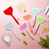 Utensilien Wide Spatel Turners für japanische Tamagoyaki Farbe passende Silikon -Omelette -Pfannkuchen Schaufel Küche Kochen Gadgets Essen Safe Safe