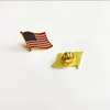 Brooches 20pcs /1lot American Flag Lapel Pin United States USA Hat Tie Tack Badge Soft Enamel Metal