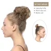 Chignon Jeedou Curly Messy Hair Bun Chignon Donut Hair Pad Elastic Hair Synthetic Hairpiece for Women